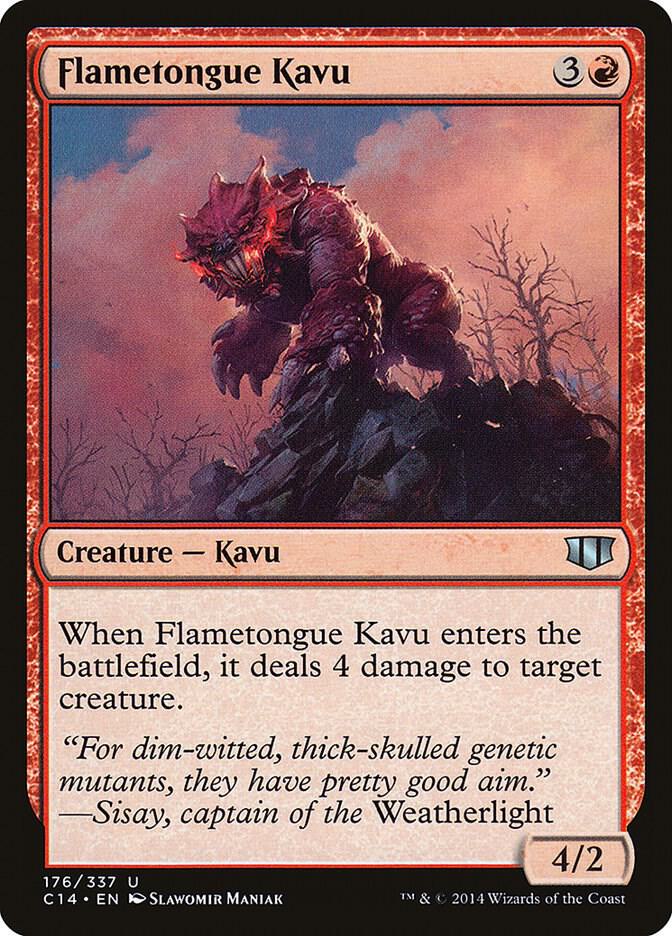 Flametongue Kavu 176/337 (Commander 2014)  | Good Games Morley