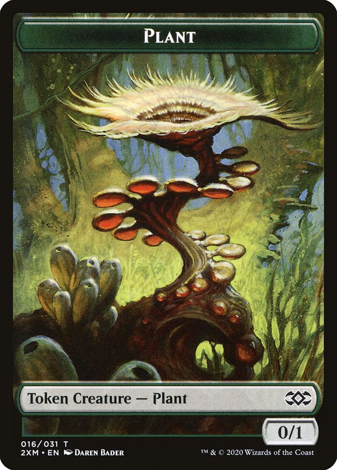 Plant Token [Double Masters Tokens] | Good Games Morley