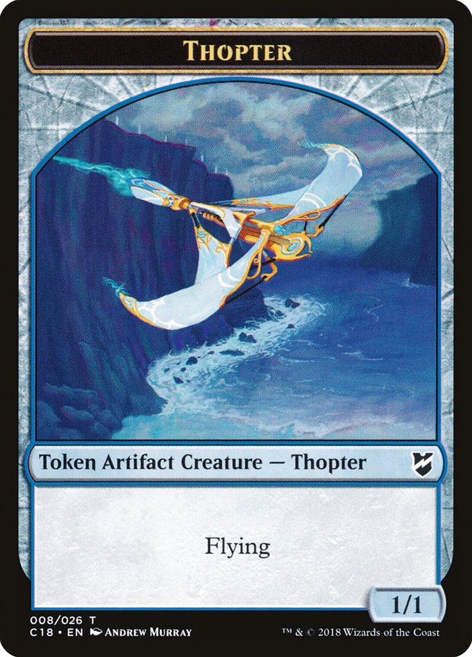 Myr (007) // Thopter (008) Double-Sided Token [Commander 2018 Tokens] | Good Games Morley
