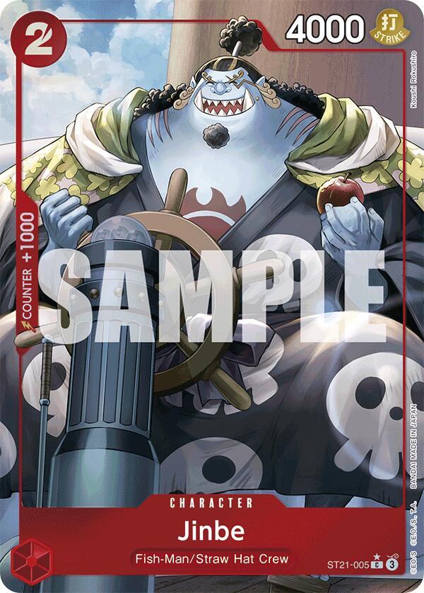 Jinbe ST21-005 (Starter Deck EX: Gear 5)  - Parallel Foil | Good Games Morley