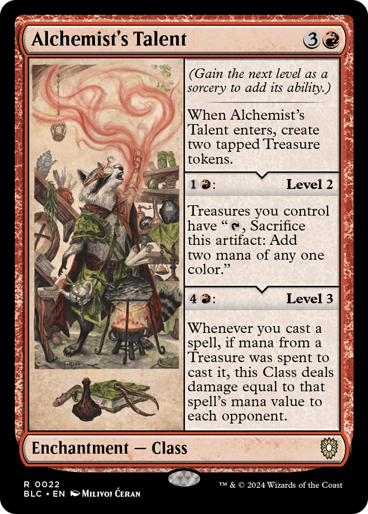 Alchemist's Talent [Bloomburrow Commander] | Good Games Morley
