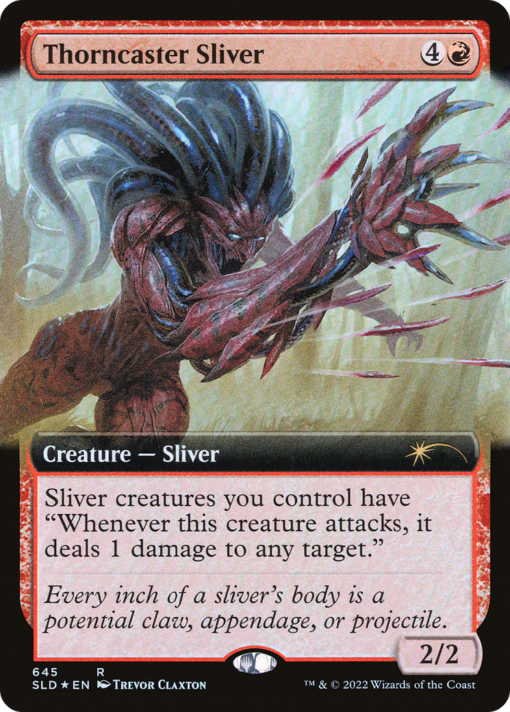 Thorncaster Sliver (Extended Art) [Secret Lair Drop Series] | Good Games Morley