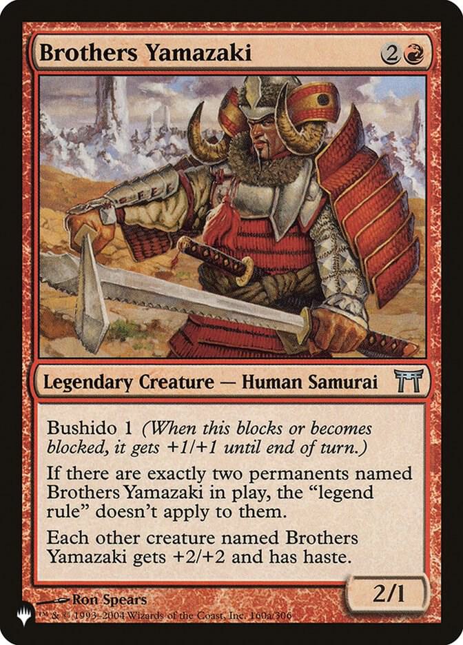 Brothers Yamazaki CHK-160/5075 (The List Reprints)  | Good Games Morley