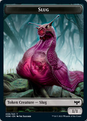 Blood // Slug Double-Sided Token [Innistrad: Crimson Vow Tokens] | Good Games Morley