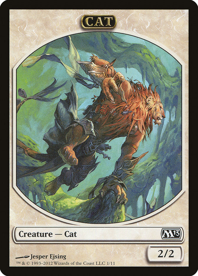 Cat Token [Magic 2013 Tokens] | Good Games Morley