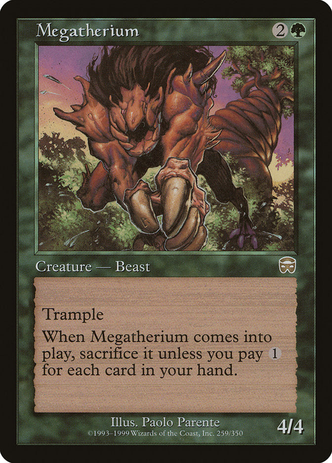 Megatherium 259/350 (Mercadian Masques)  | Good Games Morley