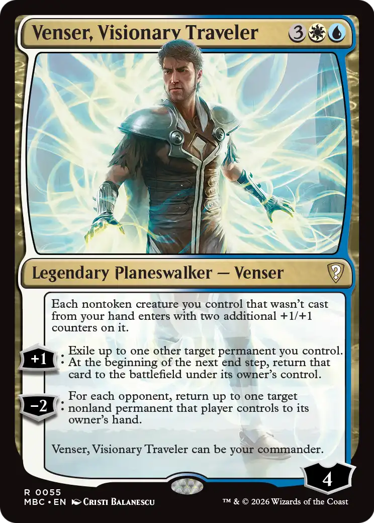 Venser, Visionary Traveler [Mystery Booster: Commander Edition] | Good Games Morley