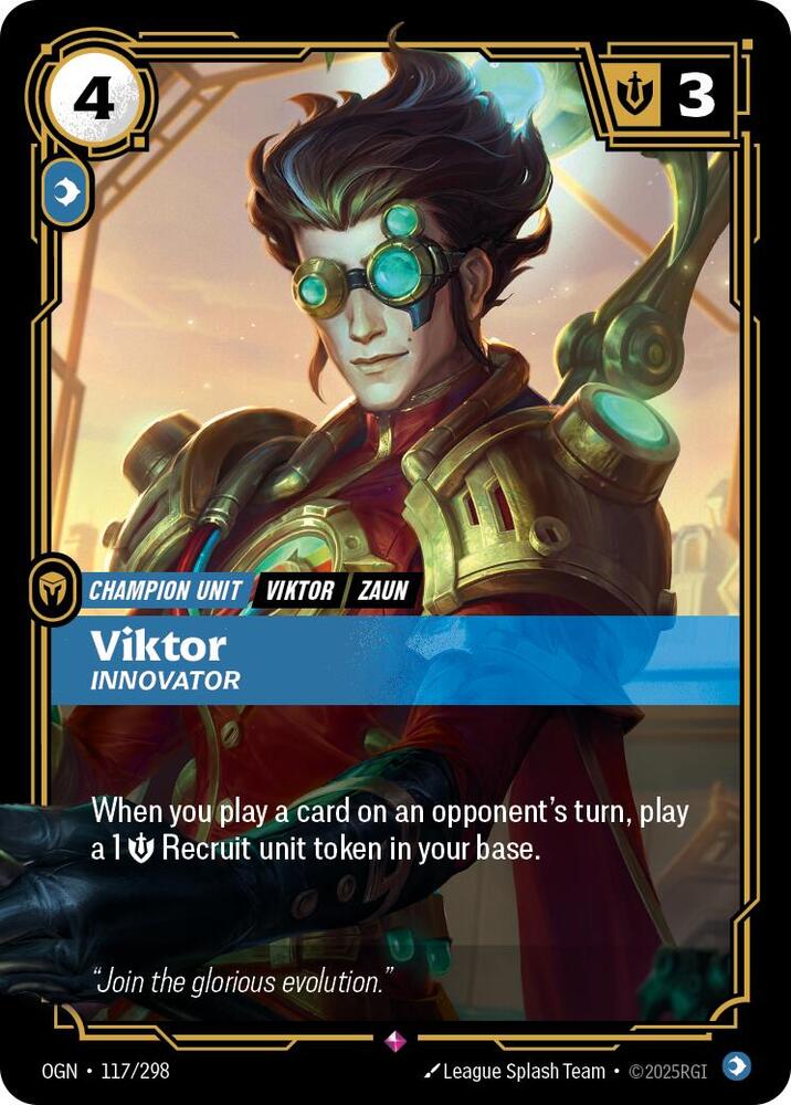 Viktor - Innovator 117/298 (Origins)  - Foil | Good Games Morley