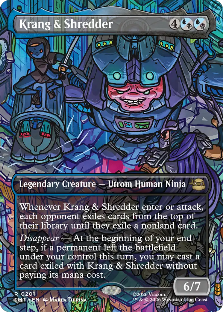 Krang & Shredder (Borderless) [Teenage Mutant Ninja Turtles] | Good Games Morley