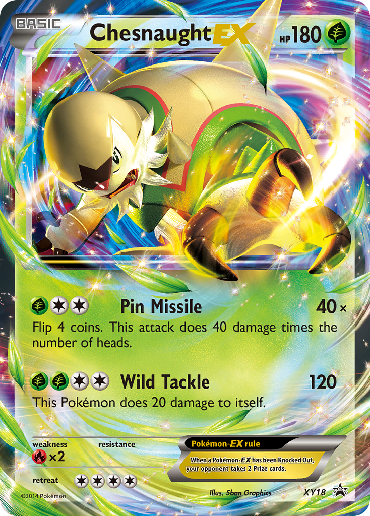 Chesnaught EX (XY18) [XY: Black Star Promos] | Good Games Morley
