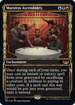 Maestros Ascendancy Gilded Foil 381/281 (Streets of New Capenna)  - Foil | Good Games Morley