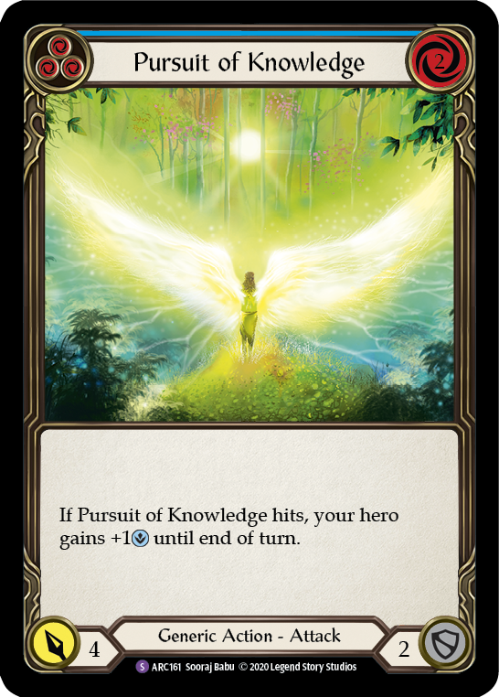 Pursuit of Knowledge [U-ARC161] (Arcane Rising Unlimited)  Unlimited Normal | Good Games Morley