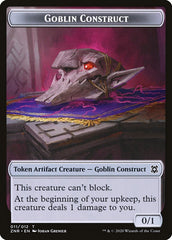 Cat // Goblin Construct Double-Sided Token [Zendikar Rising Tokens] | Good Games Morley