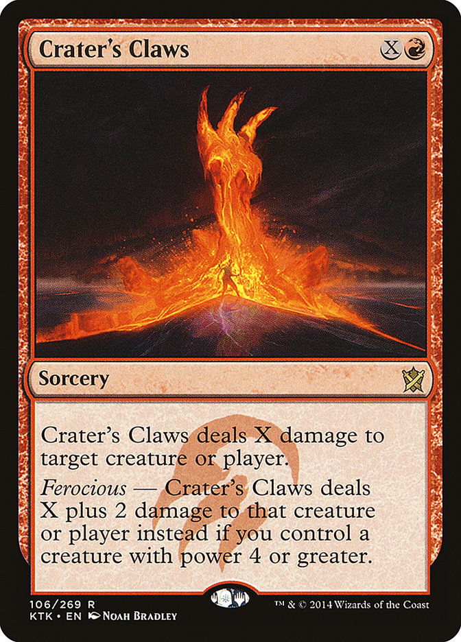 Crater's Claws 106/269 (Khans of Tarkir)  - Foil | Good Games Morley