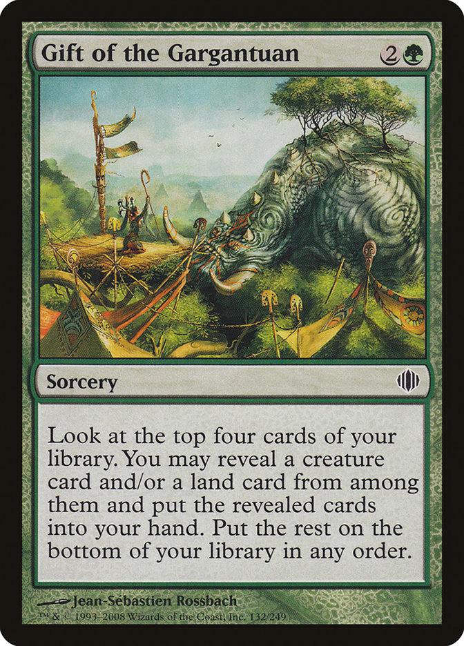 Gift of the Gargantuan 132/249 (Shards of Alara)  - Foil | Good Games Morley