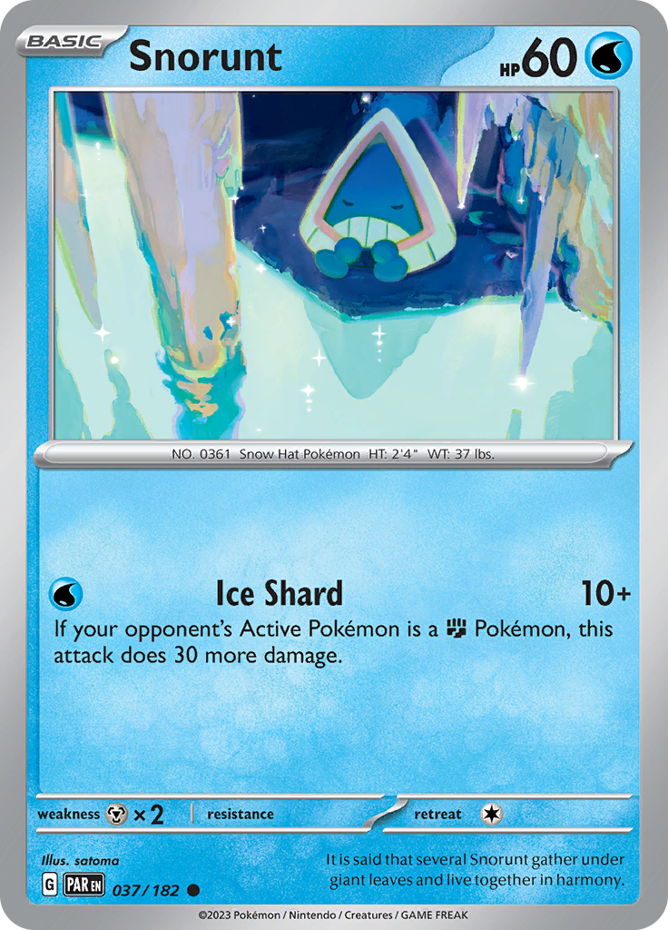 Snorunt (037/182) [Scarlet & Violet: Paradox Rift] | Good Games Morley