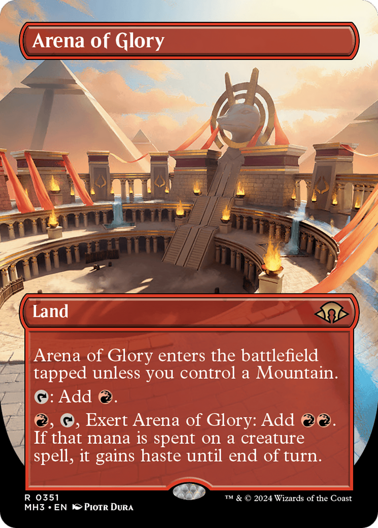 Arena of Glory (Borderless) [Modern Horizons 3] | Good Games Morley