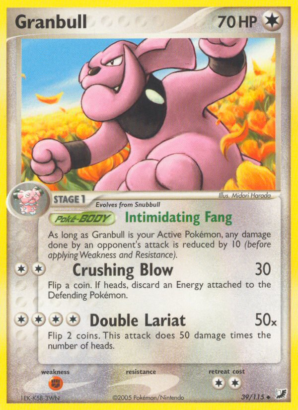 Granbull (39/115) [EX: Unseen Forces] | Good Games Morley
