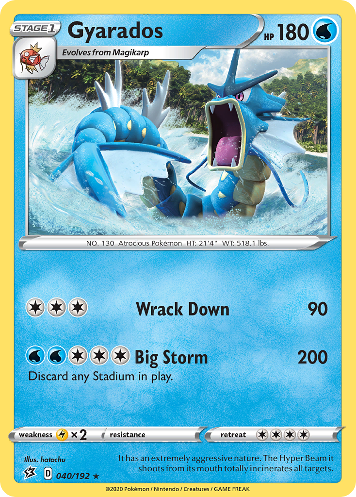 Gyarados (040/192) [Sword & Shield: Rebel Clash] | Good Games Morley