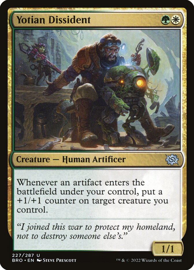 Yotian Dissident 227/287 (The Brothers' War)  - Foil | Good Games Morley