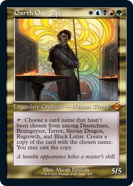 Garth One Eye Retro Frame Foil Etched 420 (Modern Horizons 2)  - Foil | Good Games Morley