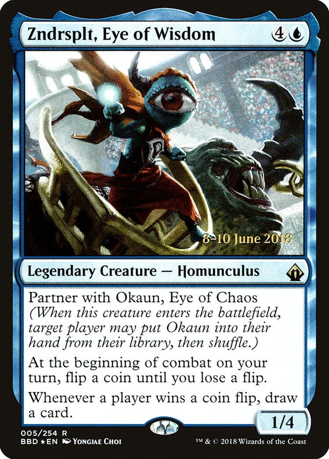 Zndrsplt, Eye of Wisdom [Battlebond Prerelease Promos] | Good Games Morley