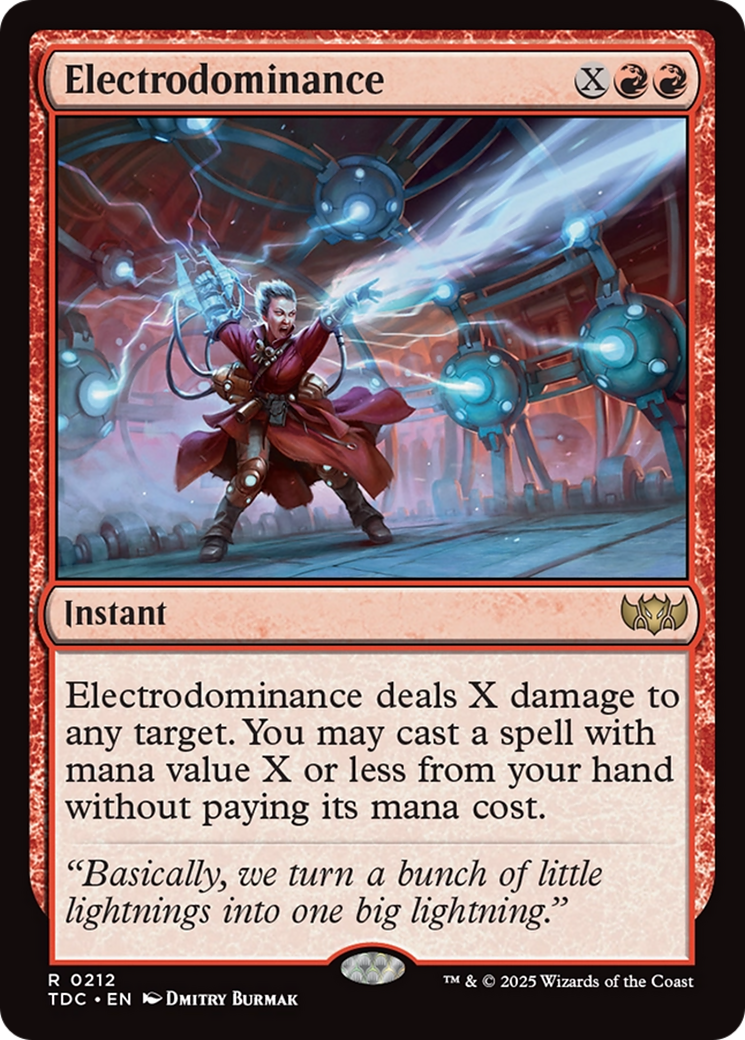 Electrodominance [Tarkir: Dragonstorm Commander] | Good Games Morley