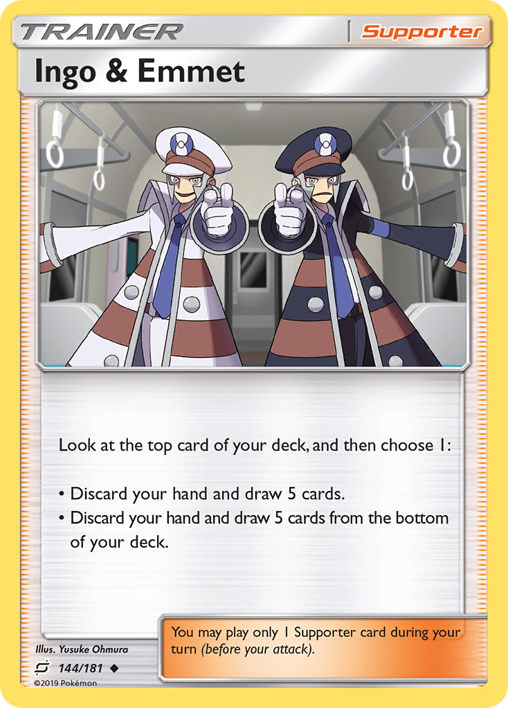 Ingo & Emmet (144/181) [Sun & Moon: Team Up] | Good Games Morley