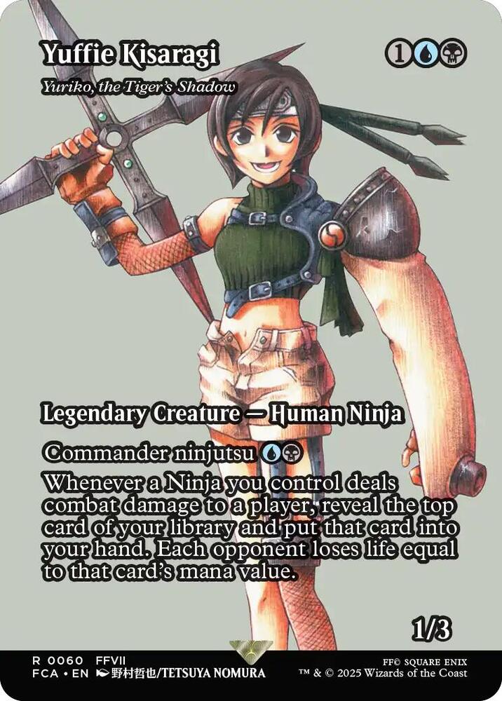 Yuffie Kisaragi - Yuriko, the Tigers Shadow 60/64 (FINAL FANTASY: Through the Ages)  - Showcase Foil | Good Games Morley