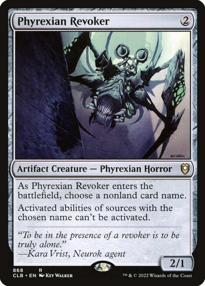 Phyrexian Revoker 868 (Commander Legends: Battle for Baldur's Gate)  | Good Games Morley