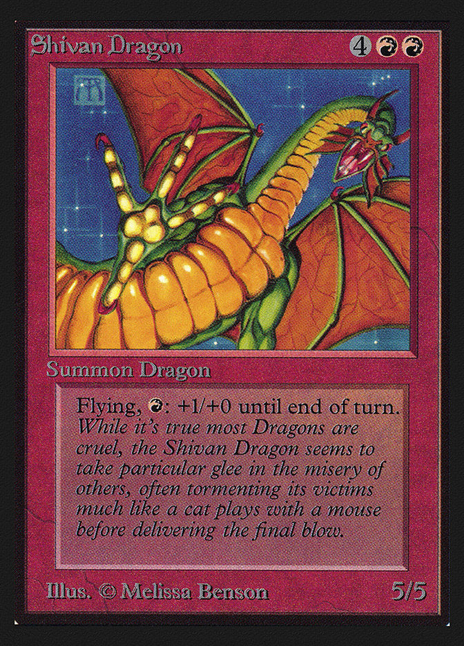 Shivan Dragon [International Collectors' Edition] | Good Games Morley