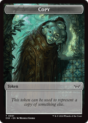 Beast // Copy Double-Sided Token [Duskmourn: House of Horror Tokens] | Good Games Morley