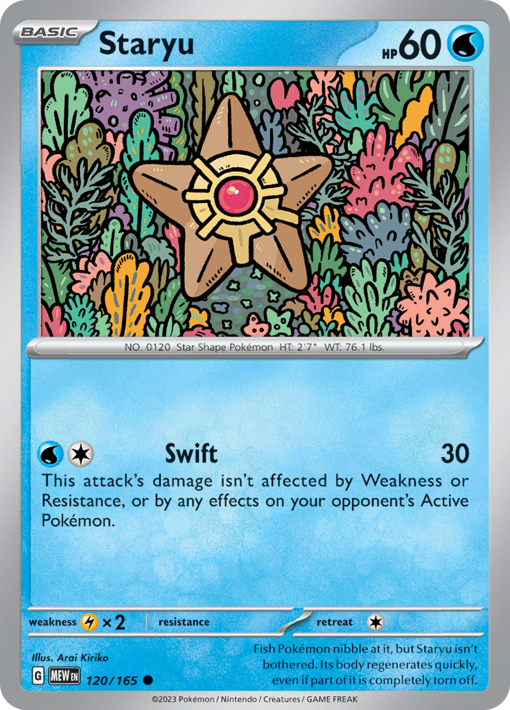 Staryu (120/165) [Scarlet & Violet 151] | Good Games Morley