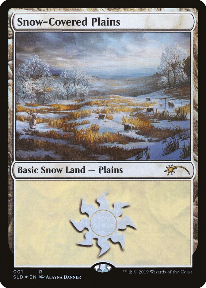 Snow-Covered Plains (001) [Secret Lair Drop Series] | Good Games Morley