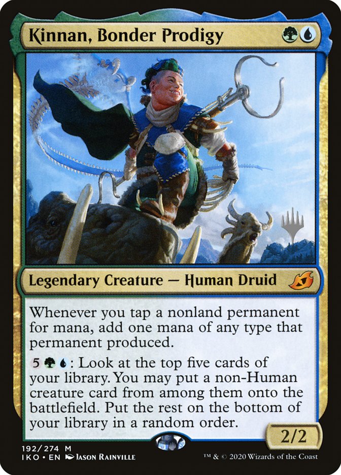 Kinnan, Bonder Prodigy (Promo Pack) [Ikoria: Lair of Behemoths Promos] | Good Games Morley