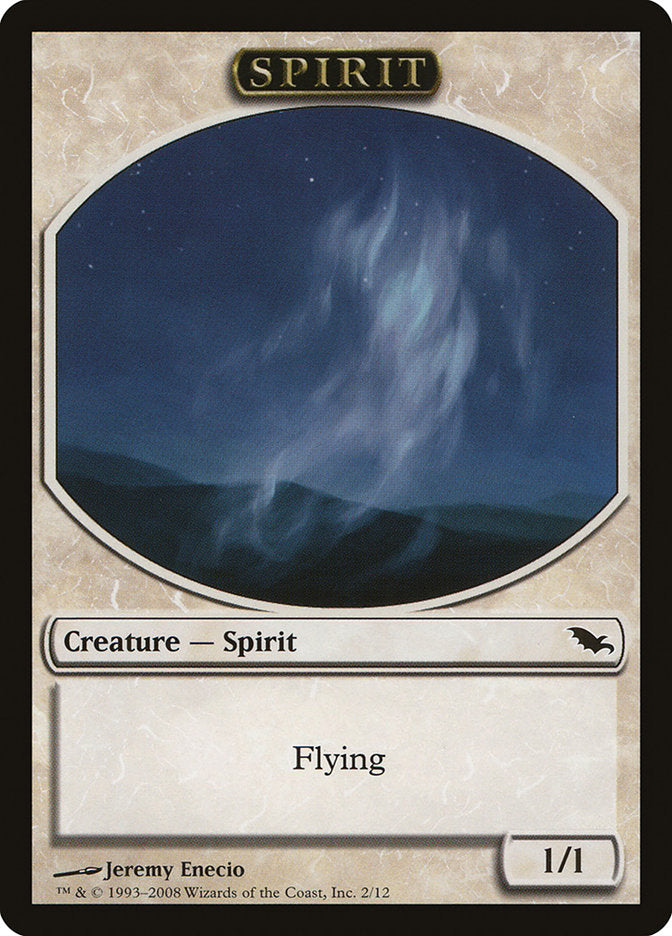 Spirit Token [Shadowmoor Tokens] | Good Games Morley