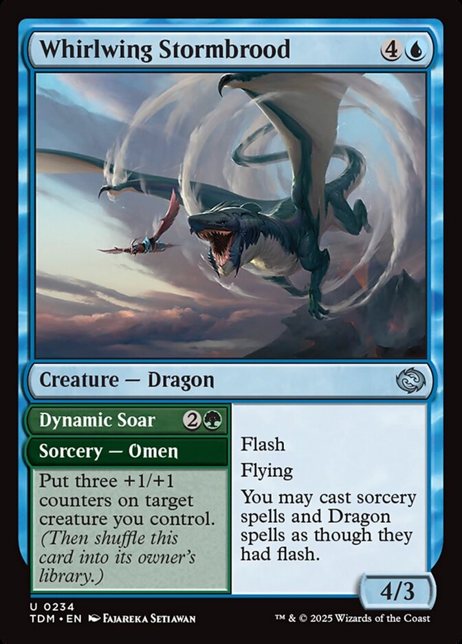 Whirlwing Stormbrood // Dynamic Soar 234 (Tarkir: Dragonstorm)  | Good Games Morley