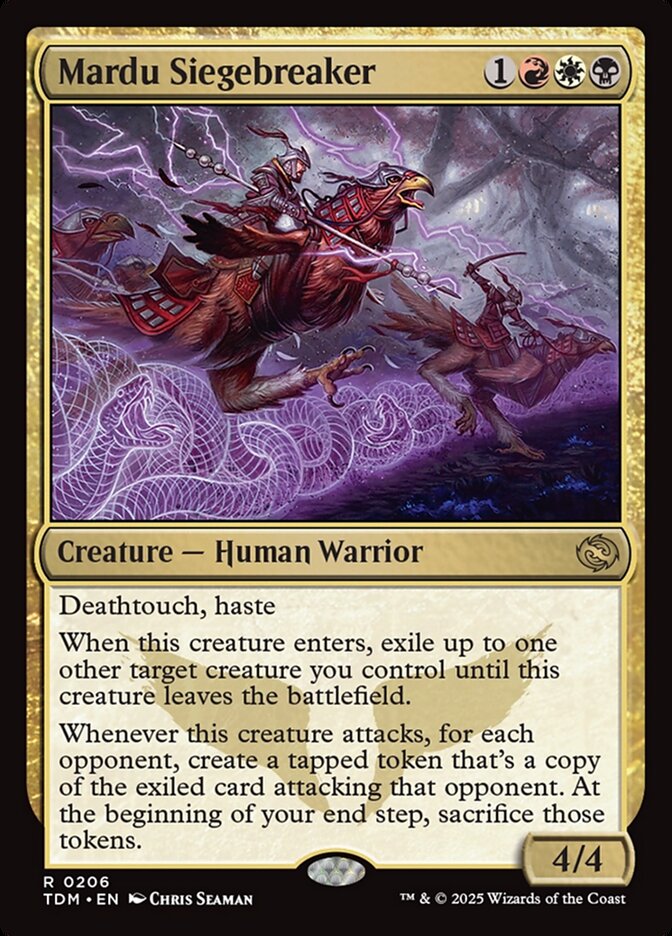 Mardu Siegebreaker 206 (Tarkir: Dragonstorm)  - Foil | Good Games Morley
