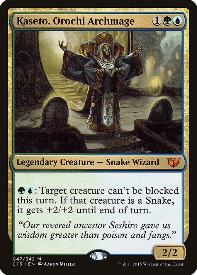 Kaseto, Orochi Archmage 47/342 (Commander 2015)  | Good Games Morley