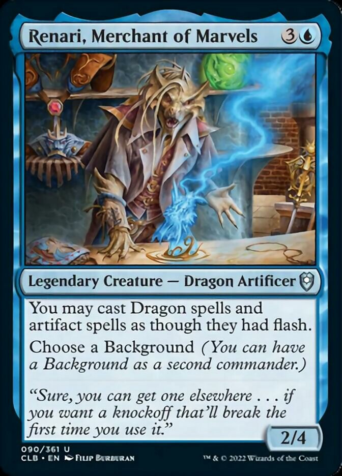 Renari, Merchant of Marvels [Commander Legends: Battle for Baldur's Gate] | Good Games Morley