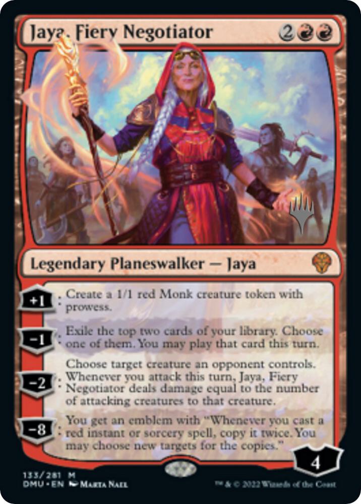 Jaya Fiery Negotiator 133p/161 (Promo Pack: Dominaria United)  - Foil | Good Games Morley