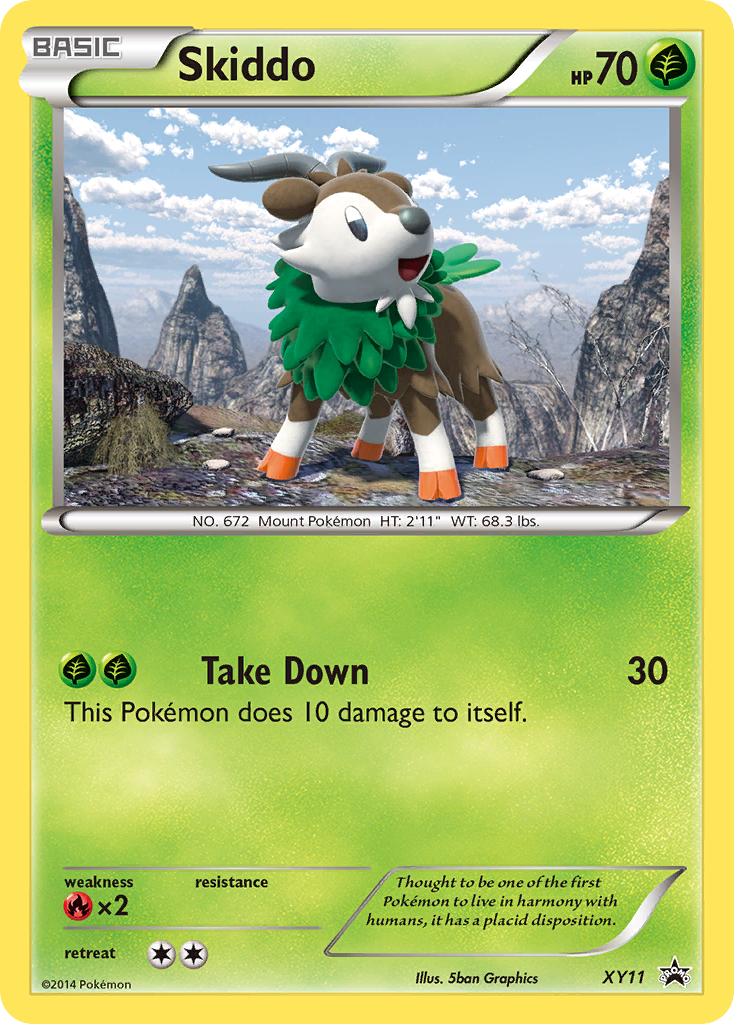 Skiddo (XY11) [XY: Black Star Promos] | Good Games Morley
