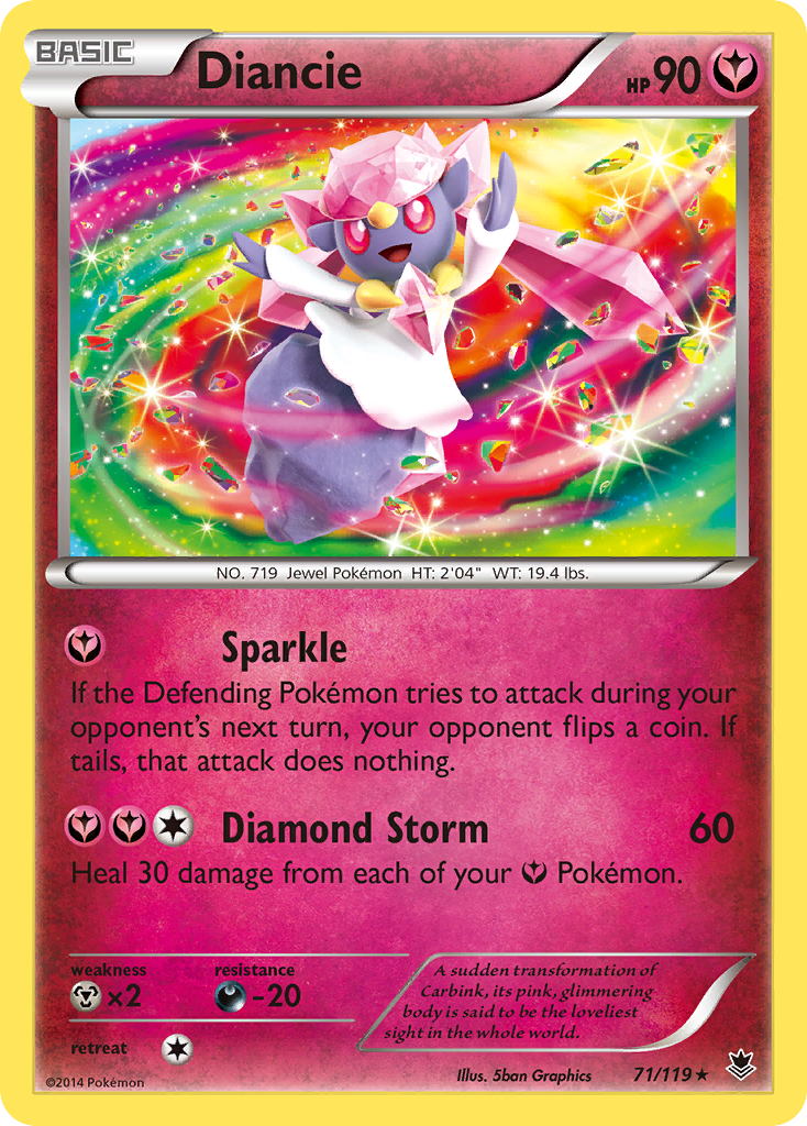 Diancie (71/119) [XY: Phantom Forces] | Good Games Morley