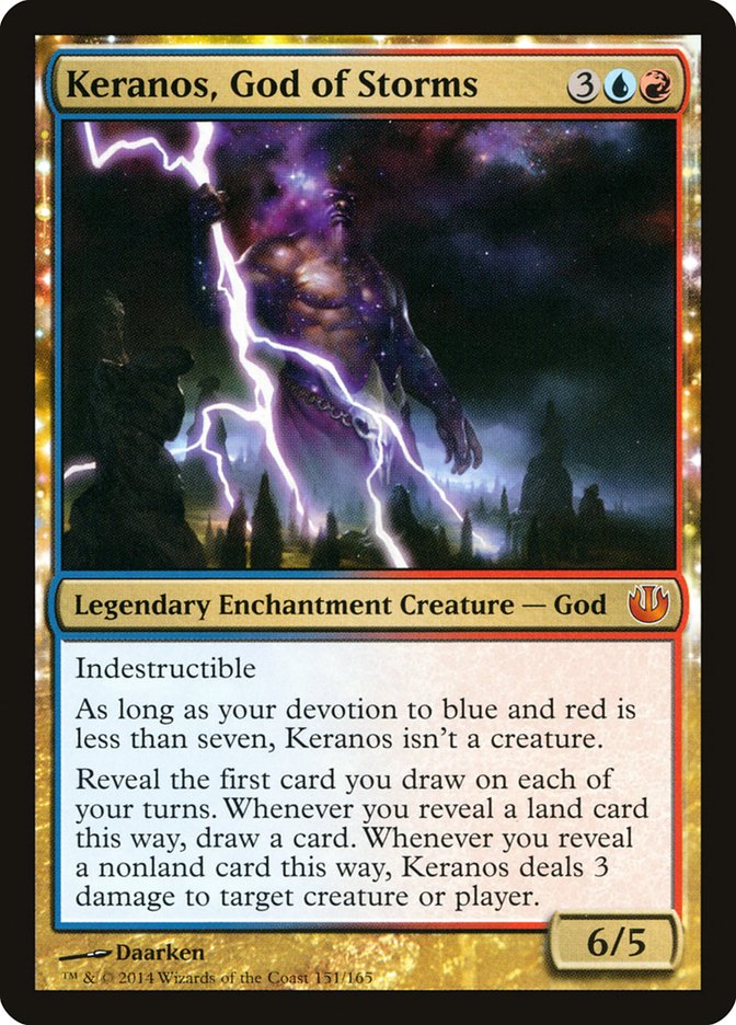 Keranos, God of Storms 151/165 (Journey Into Nyx)  | Good Games Morley