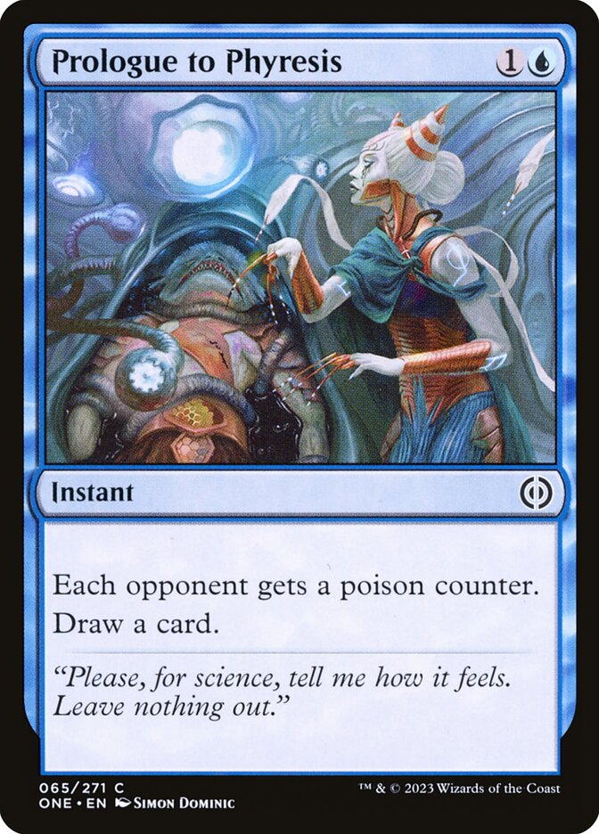 Prologue to Phyresis 65 (Phyrexia: All Will Be One)  | Good Games Morley