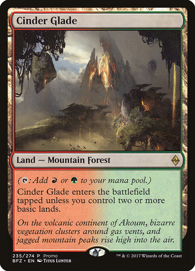 Cinder Glade (Promo) [Standard Showdown Promos] | Good Games Morley