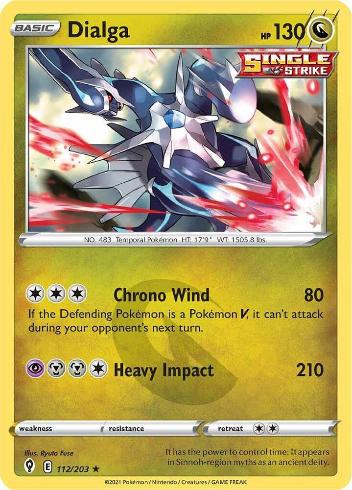 Dialga 112/203 (SWSH07: Evolving Skies)  - Holofoil | Good Games Morley
