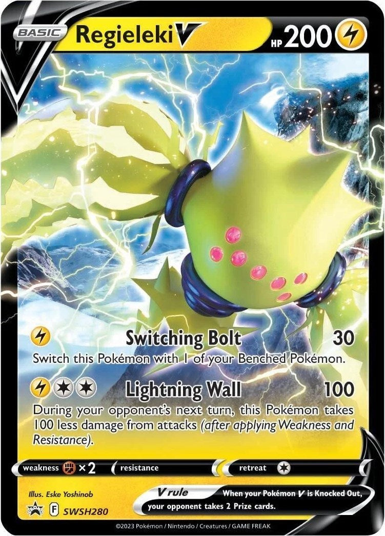 Regieleki V (SWSH280) [Sword & Shield: Black Star Promos] | Good Games Morley