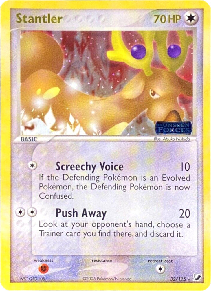 Stantler (32/115) (Stamped) [EX: Unseen Forces] | Good Games Morley