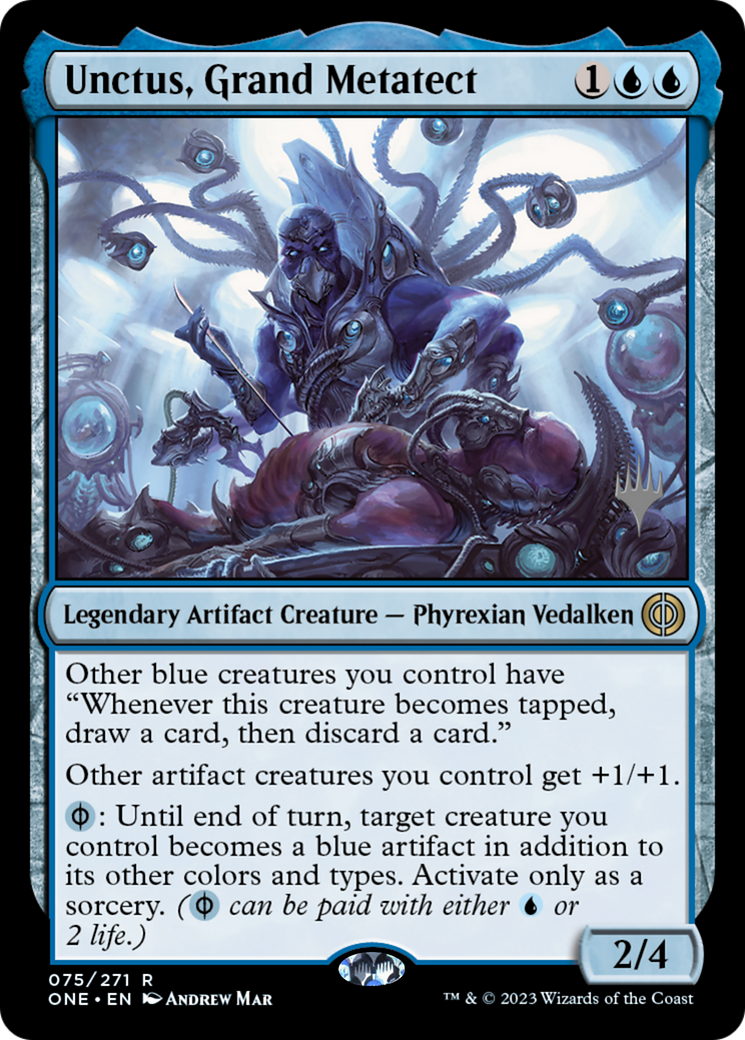 Unctus, Grand Metatect (Promo Pack) [Phyrexia: All Will Be One Promos] | Good Games Morley